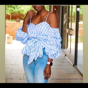 Fautifs off the shoulder top